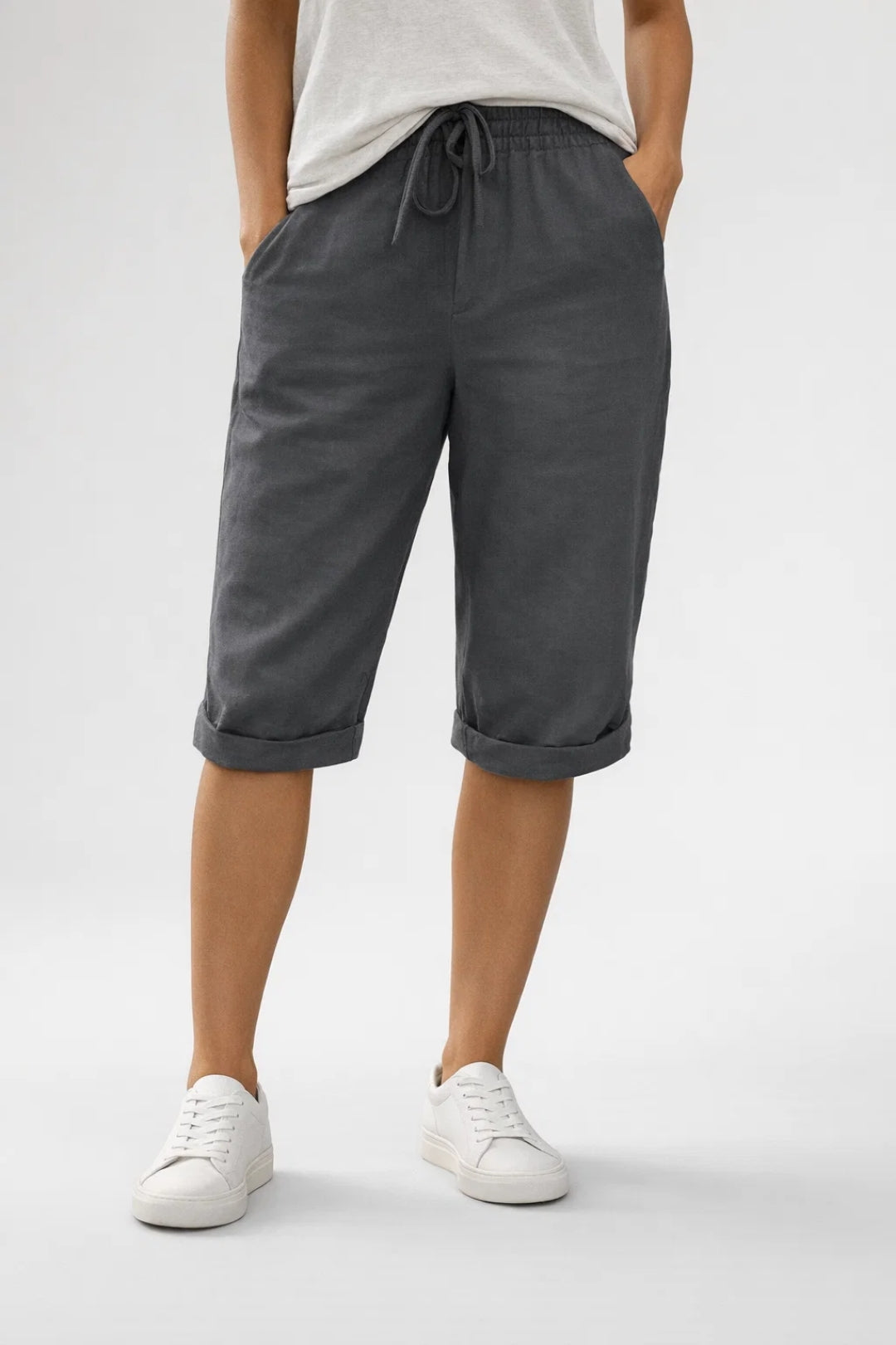 Pantalones Cortos Mujer | Ajuste Ancho Cintura Elástica | Verano
