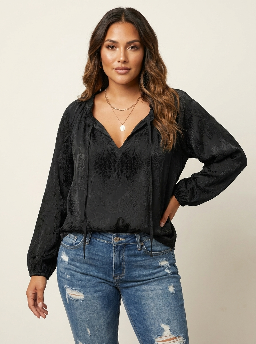 Blusa de Encaje | Bohemian, Romántica, Suelta