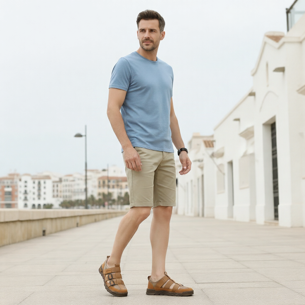 Emko - Sandalias Deportivas Hombre Transpirables Verano Ajustables