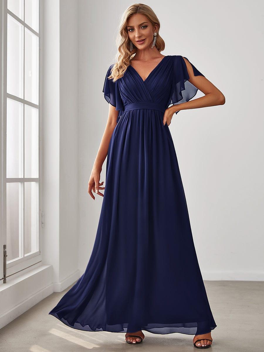 Vestido Maxi | Gasa A-línea Elegante | Fiesta y Bodas