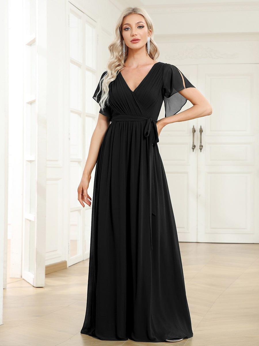 Vestido Maxi | Gasa A-línea Elegante | Fiesta y Bodas