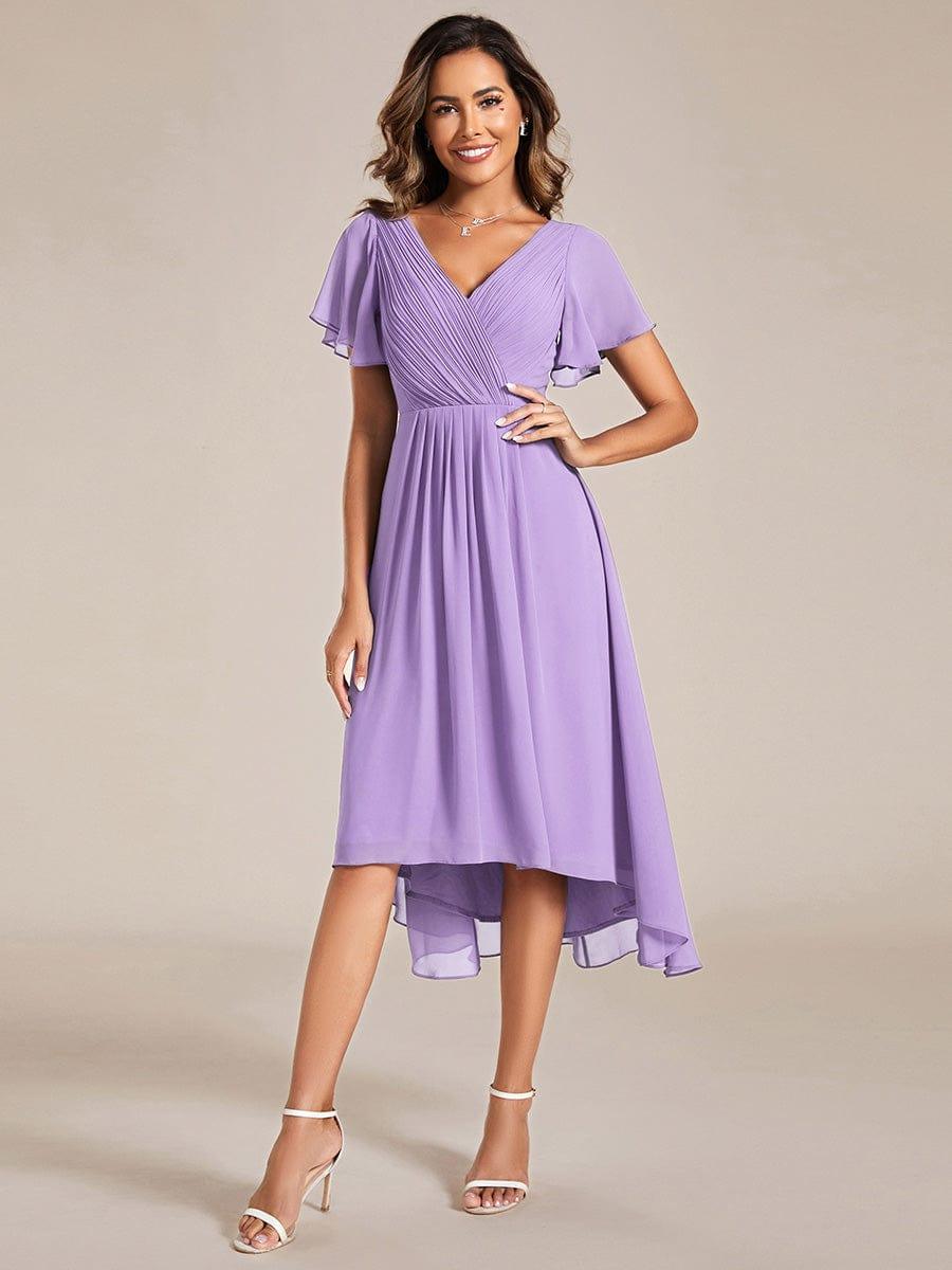 Vestido Mujer High-Low | Chiffon, Talle Imperio | Boda