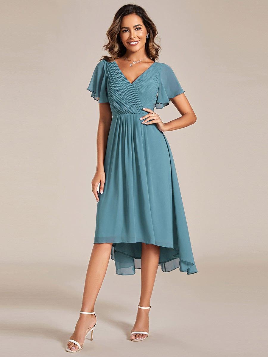 Vestido Mujer High-Low | Chiffon, Talle Imperio | Boda