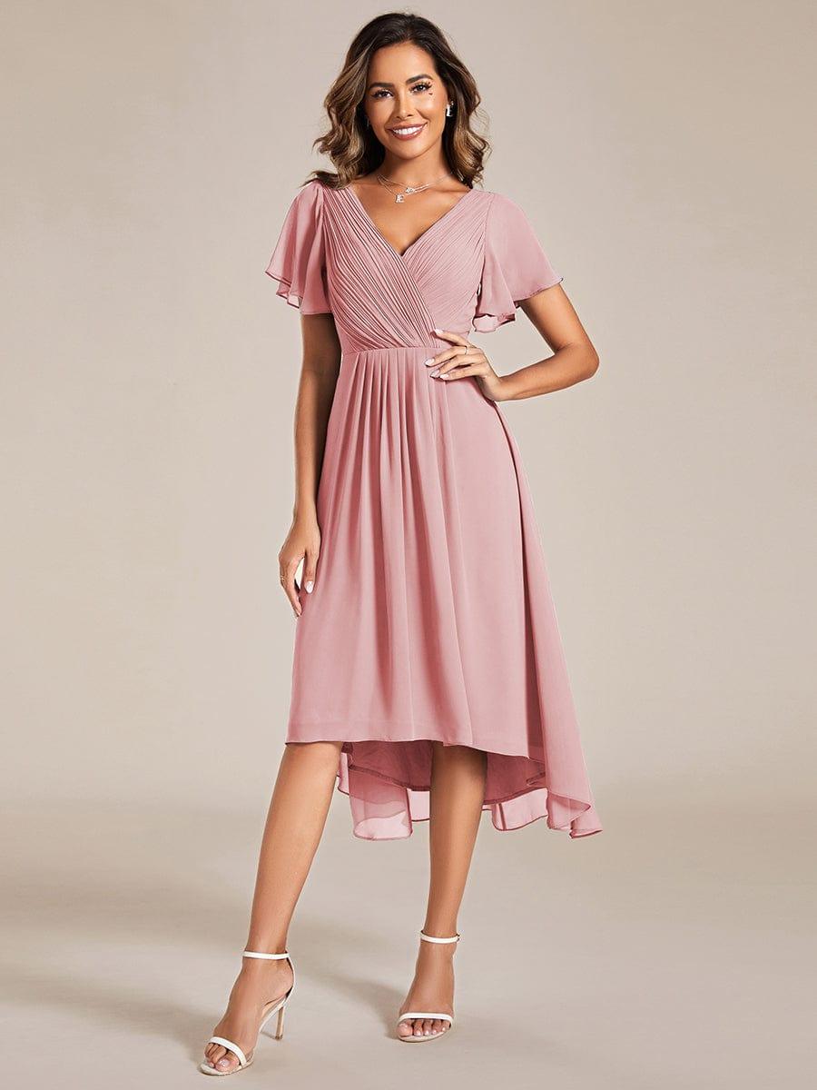 Vestido Mujer High-Low | Chiffon, Talle Imperio | Boda