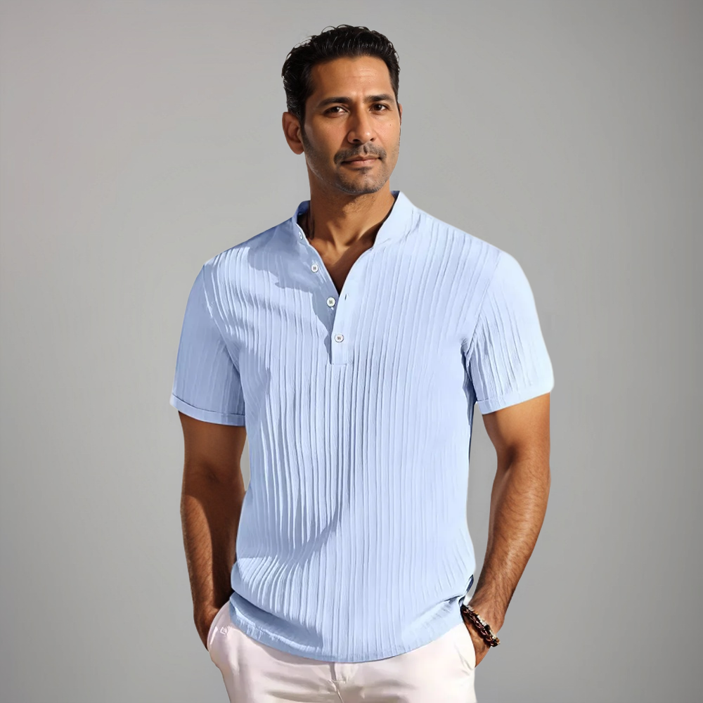 Polo para Hombres | Manga Corta, Botones | Ligero