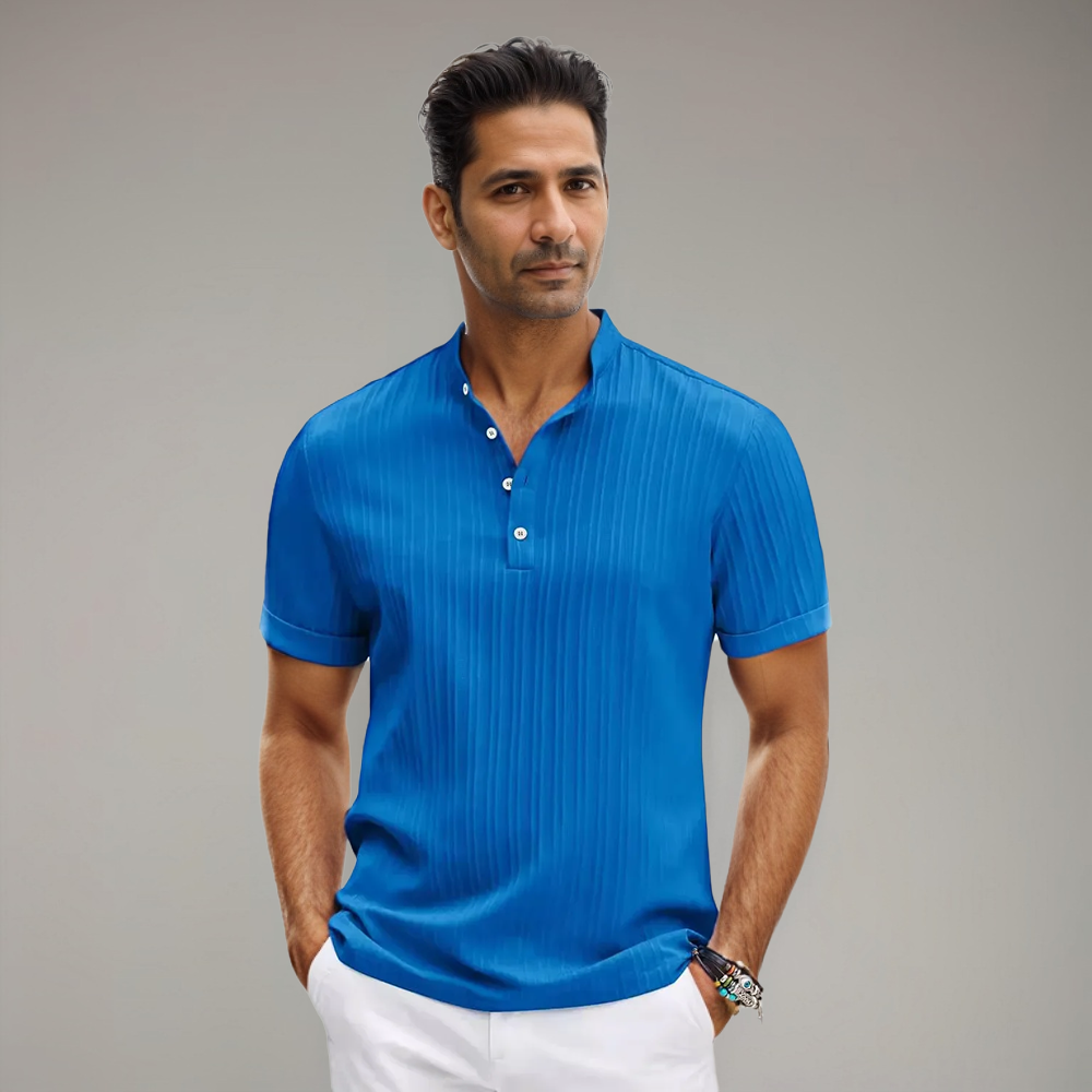 Polo para Hombres | Manga Corta, Botones | Ligero
