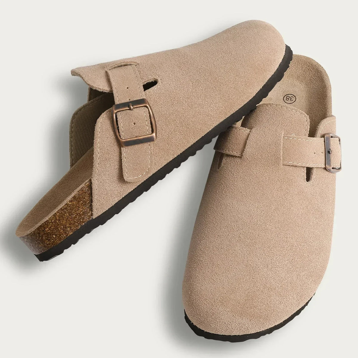 Sandalias para Hombre | Comodidad Slip-On, Suela de Corcho