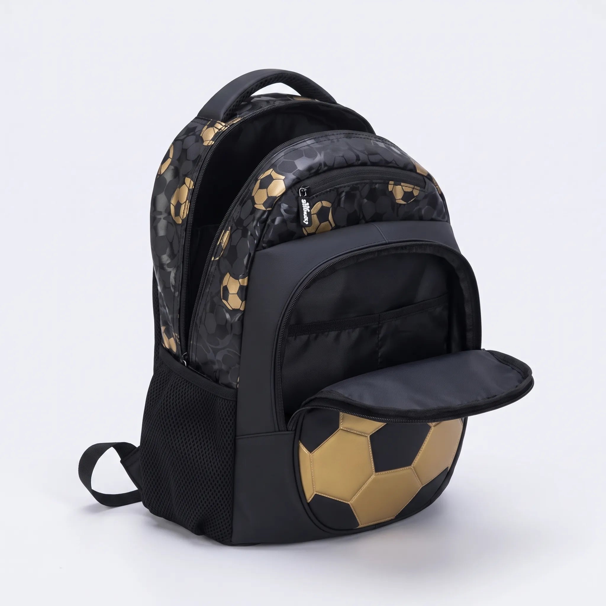 Mochila Escolar | Diseño Fútbol 3D | Niños