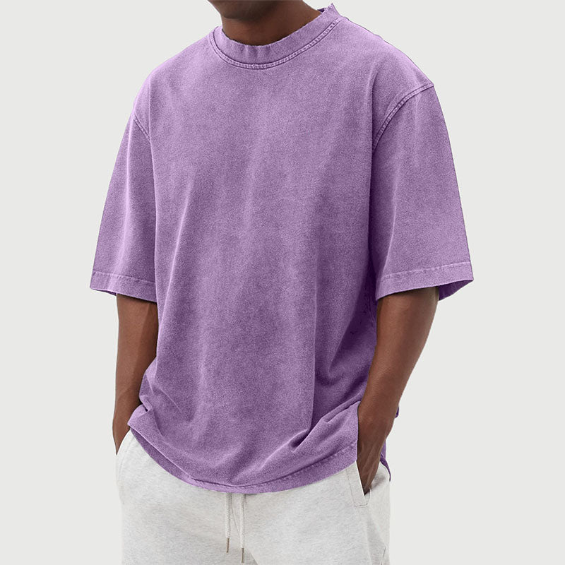 Camiseta Para Hombre | Oversized Lavado Vintage