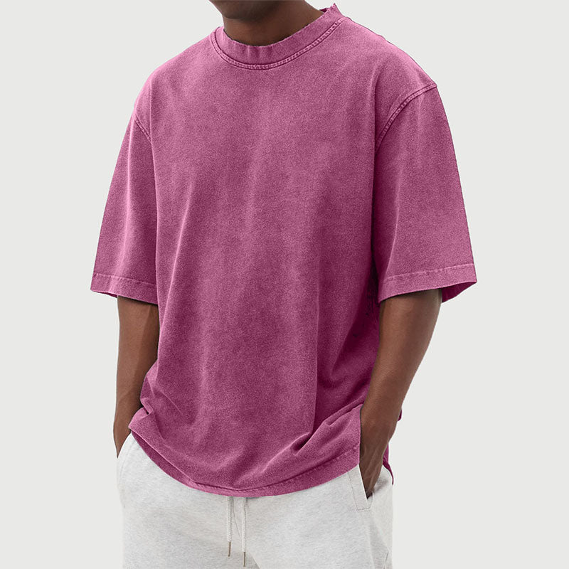 Camiseta Para Hombre | Oversized Lavado Vintage