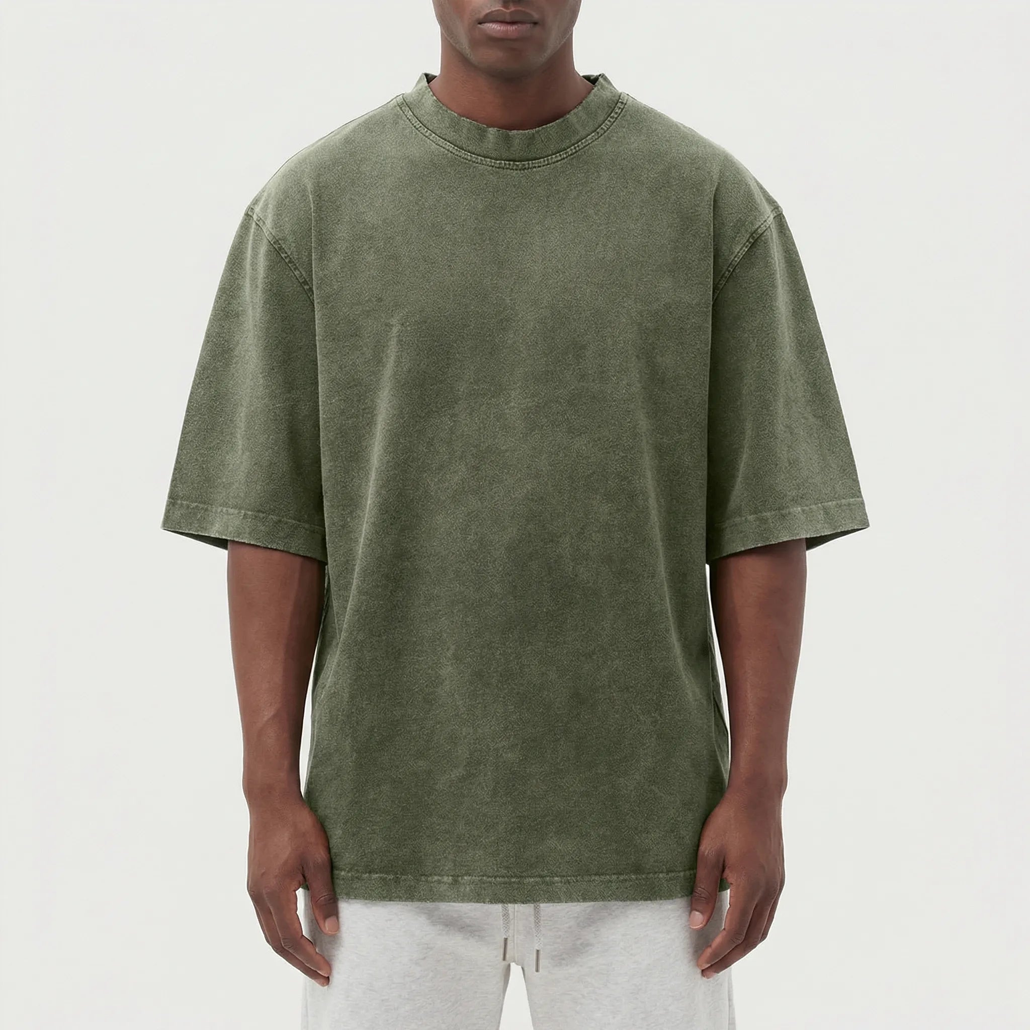 Camiseta Para Hombre | Oversized Lavado Vintage