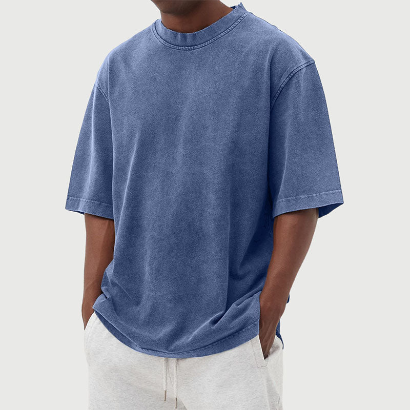 Camiseta Para Hombre | Oversized Lavado Vintage