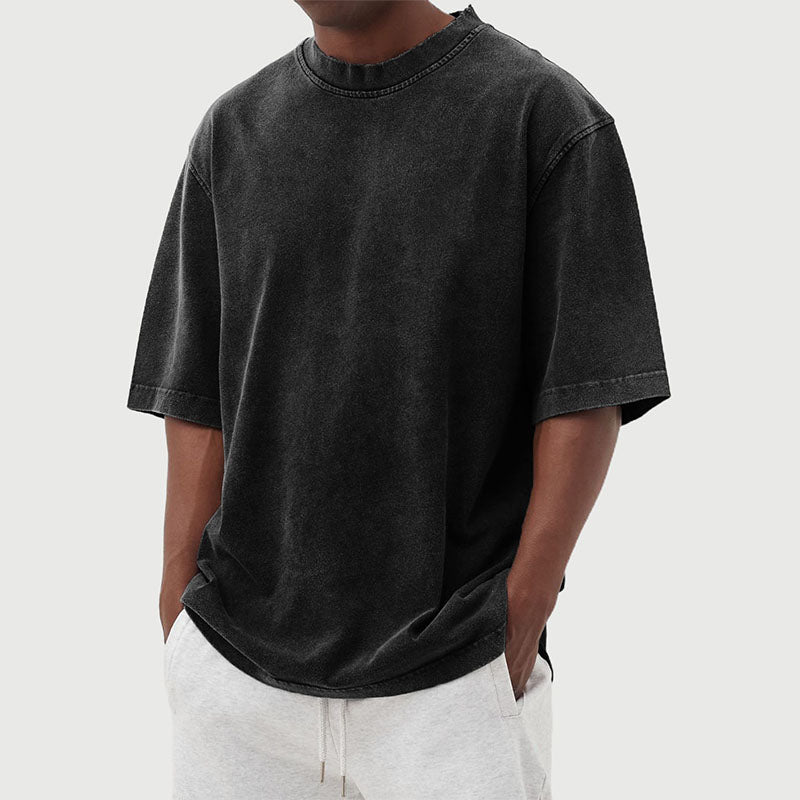 Camiseta Para Hombre | Oversized Lavado Vintage