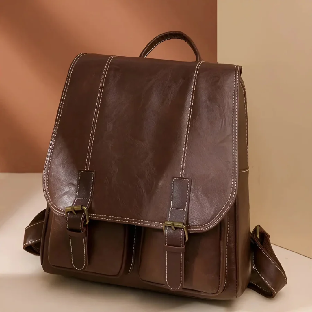 Mochila Vintage | Estilo Retro, Unisex | Marrón, Negro, Café