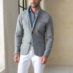 Cardigan hombre punto casual corte moderno