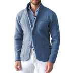 Cardigan hombre punto casual corte moderno
