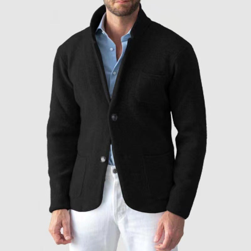 Cardigan hombre punto casual corte moderno