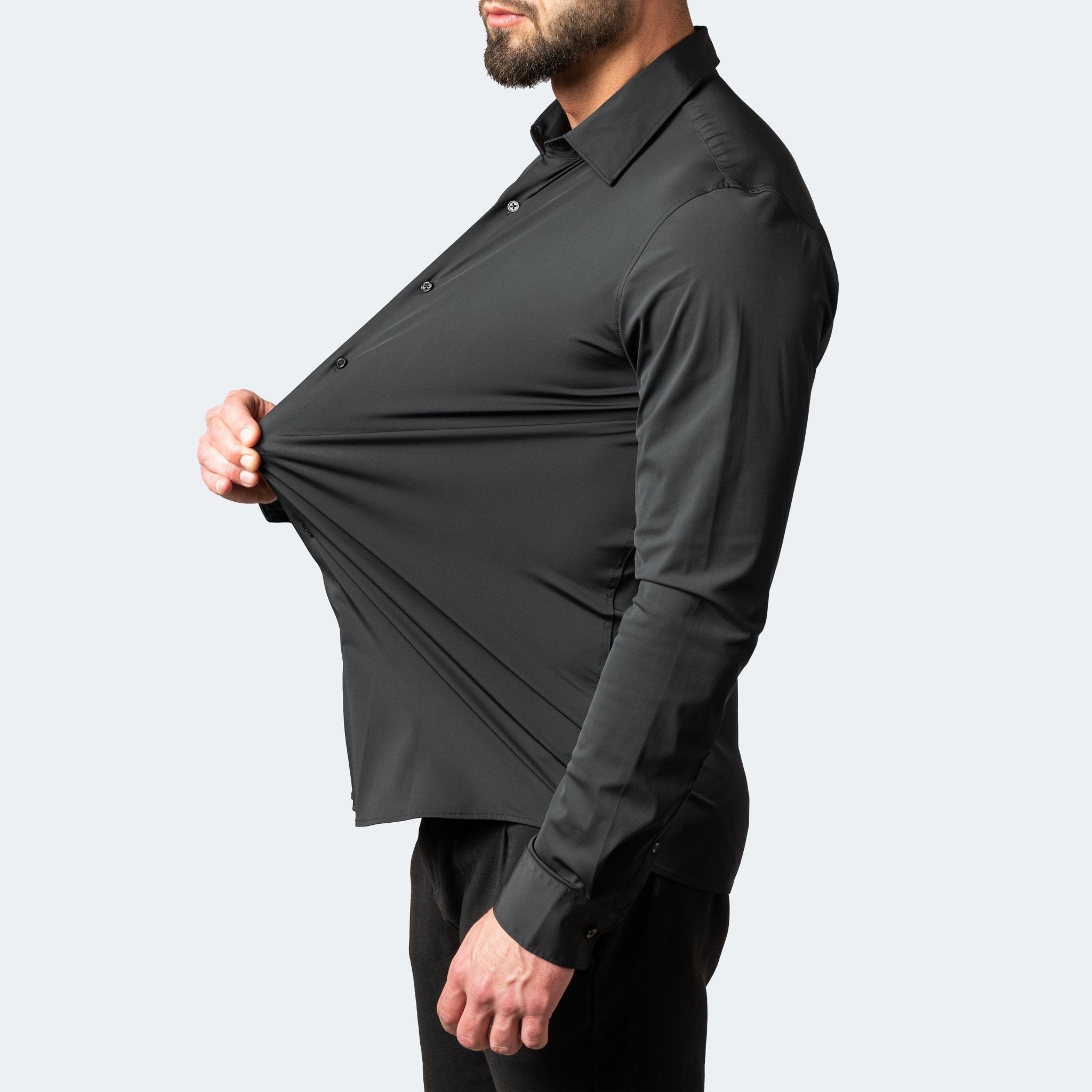 Camisa de Hombre Blanca | Estiramiento Extremo y Sin Planchado