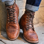 Botas de Hombre | Estilo Vintage Clásico, Marrón