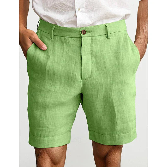 Tuur Pantalones Cortos de Lino para Hombre - Ligeros - Casuales