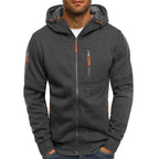 Sudadera con capucha hombre algodón poliéster con bolsillos frontales y capucha doble capa