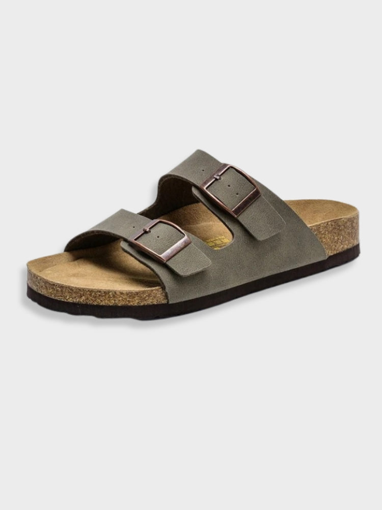 Sandalias Adrien | Cuero Sintético, Ergonómicas, Sin Crueldad Animal