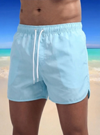Bañador hombre shorts de baño con cintura elástica y cordón ajustable