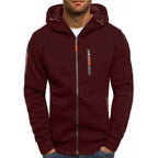 Sudadera con capucha hombre algodón poliéster con bolsillos frontales y capucha doble capa