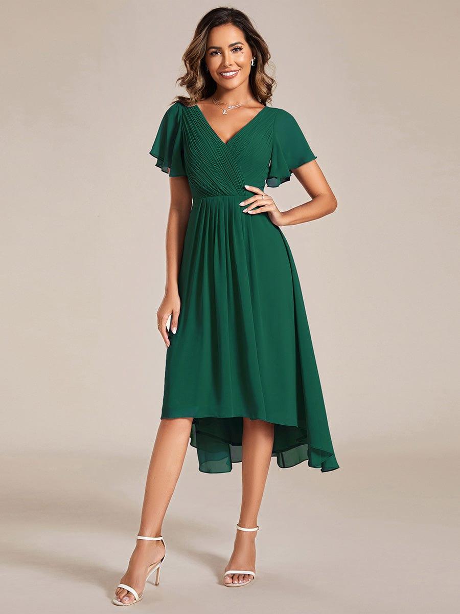 Vestido Mujer High-Low | Chiffon, Talle Imperio | Boda