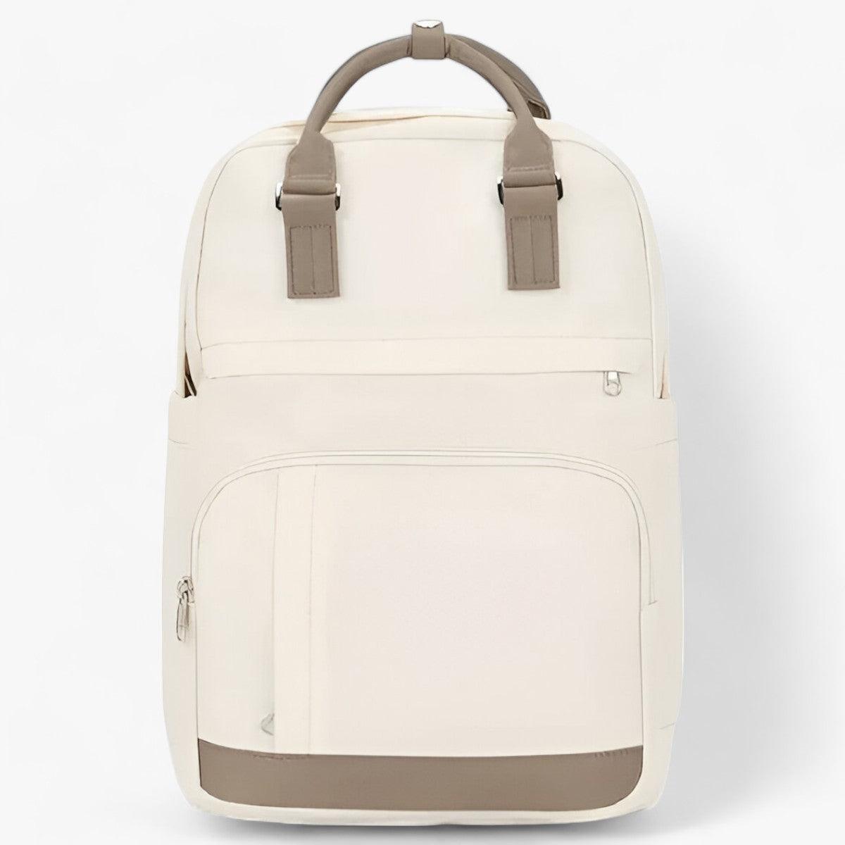 Mochila Impermeable | Diseño Urbano, Beige | Funcional