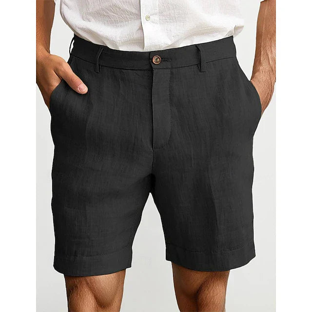 Tuur Pantalones Cortos de Lino para Hombre - Ligeros - Casuales