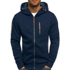 Sudadera con capucha hombre algodón poliéster con bolsillos frontales y capucha doble capa