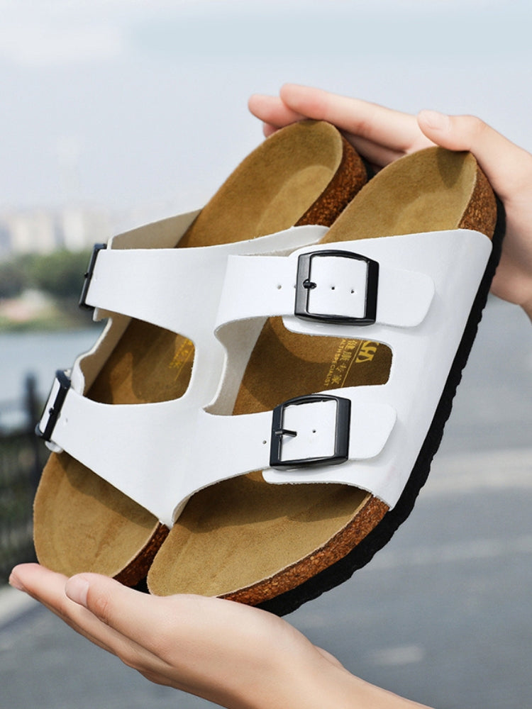 Sandalias Adrien | Cuero Sintético, Ergonómicas, Sin Crueldad Animal